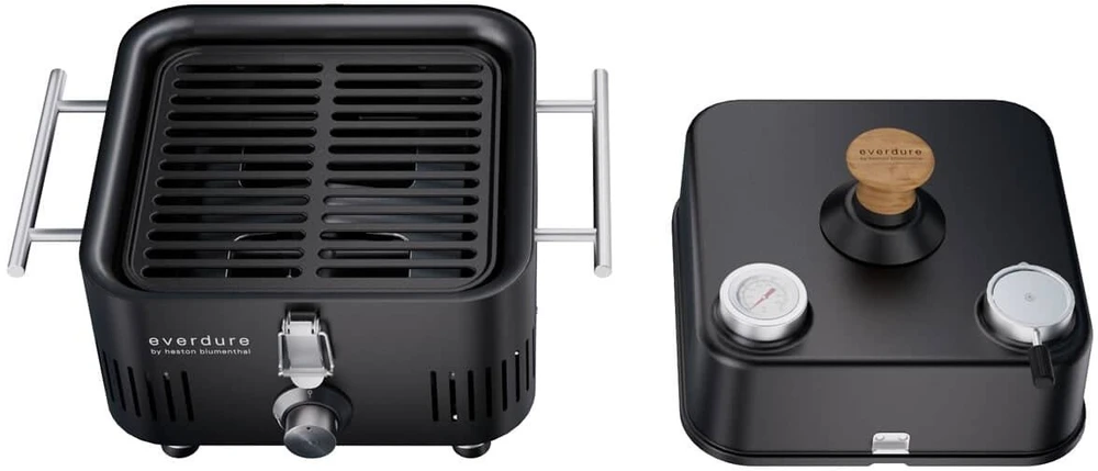 Everdure Cube Proflame 360 gas camping grill, juodas (ECUBEG2B)