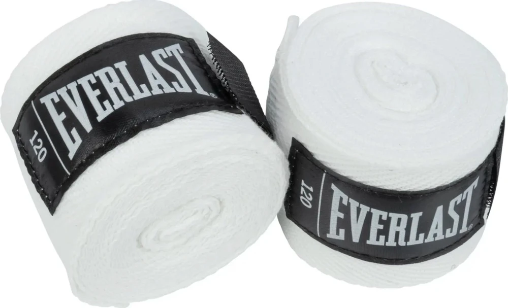 Everlast Bokso įtvarai, balti, kvėpuojantys, tvirti, 305 cm