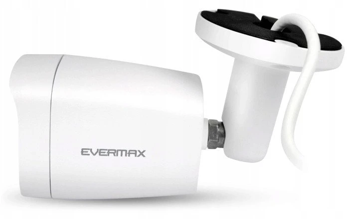 EVERMAX IP kamera EVERMAX EVX-IP8B01-IRW-Ai-W IP cilindrinė kamera balta 8Mpx 2.8mm IR 40m AI IP67 mikrofonas