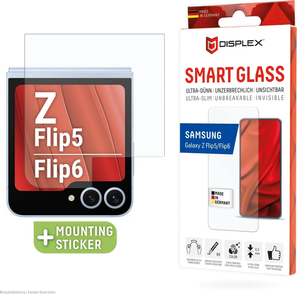 E.V.I DISPLEX Smart Glass Samsung Galaxy Z Flip5/Z Flip6