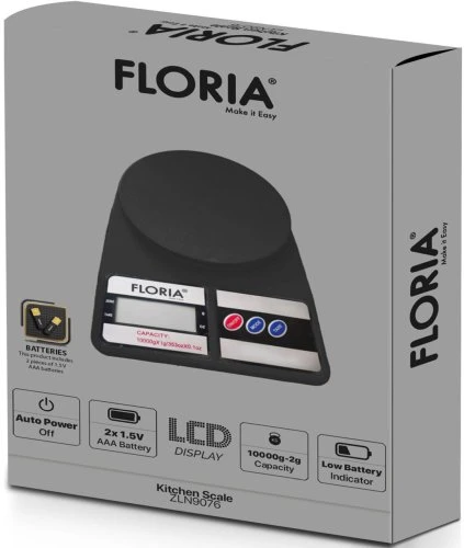Virtuvinės svarstyklės Vonios svarstyklės Evoke Floria ZLN9076 Kitchen Scale 10 kg