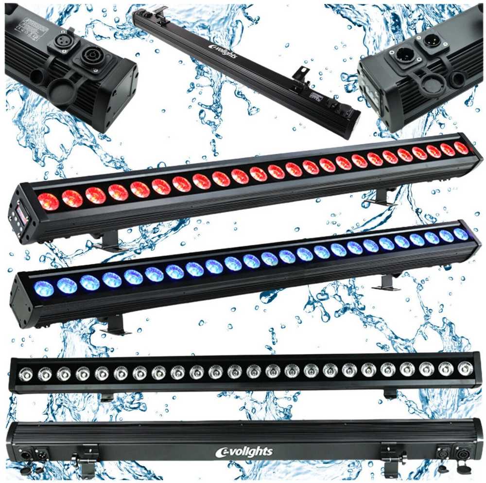 EVOLIGHTS GLAZE BAR 24x4W RGBW IP65 apšvietimo juosta