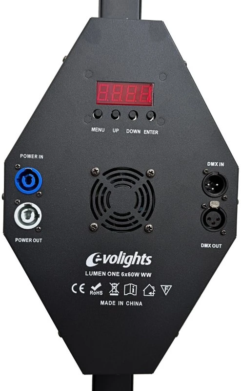 EVOLIGHTS LUMEN ONE 6x60W WW + 96x0.5W RGB LED