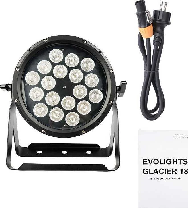 EVG lauko PAR reflektorius EVOLIGHTS GLACIER 18