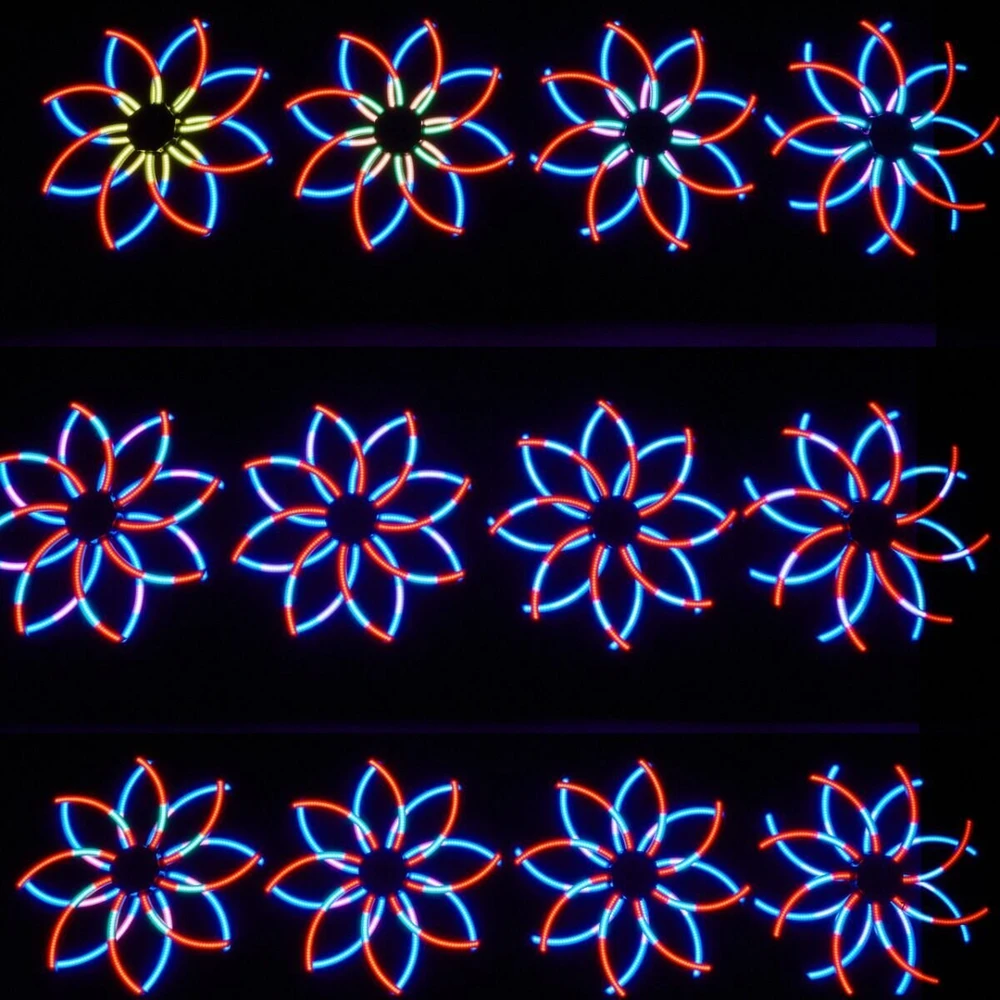 EVOLIGHTS VORTEX judantis DMX šviesos efektas