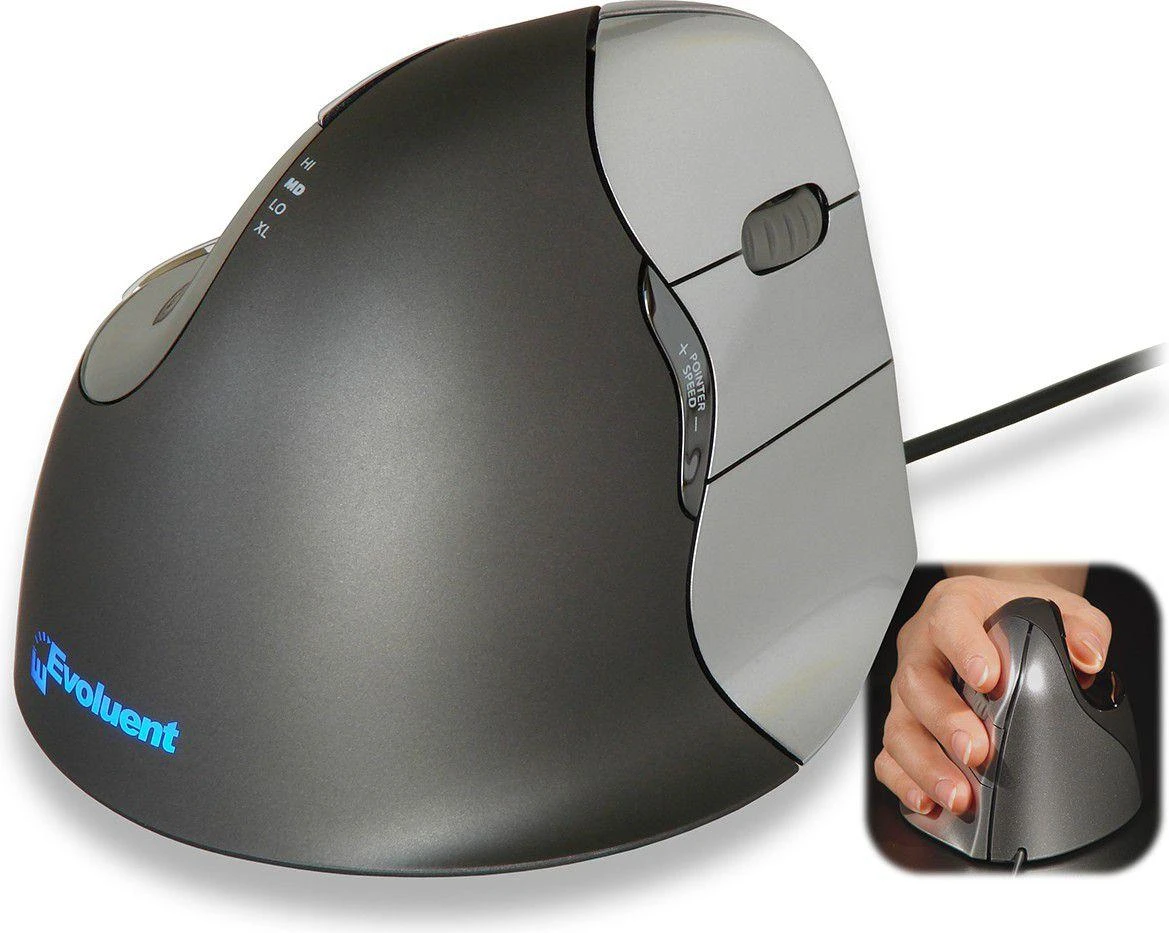 Pelė „Evoluent VerticalMouse 4“ (VM4R)