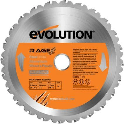 Pjovimo diskas Evolution EVO-210-MULTI; 210 mm; Z24