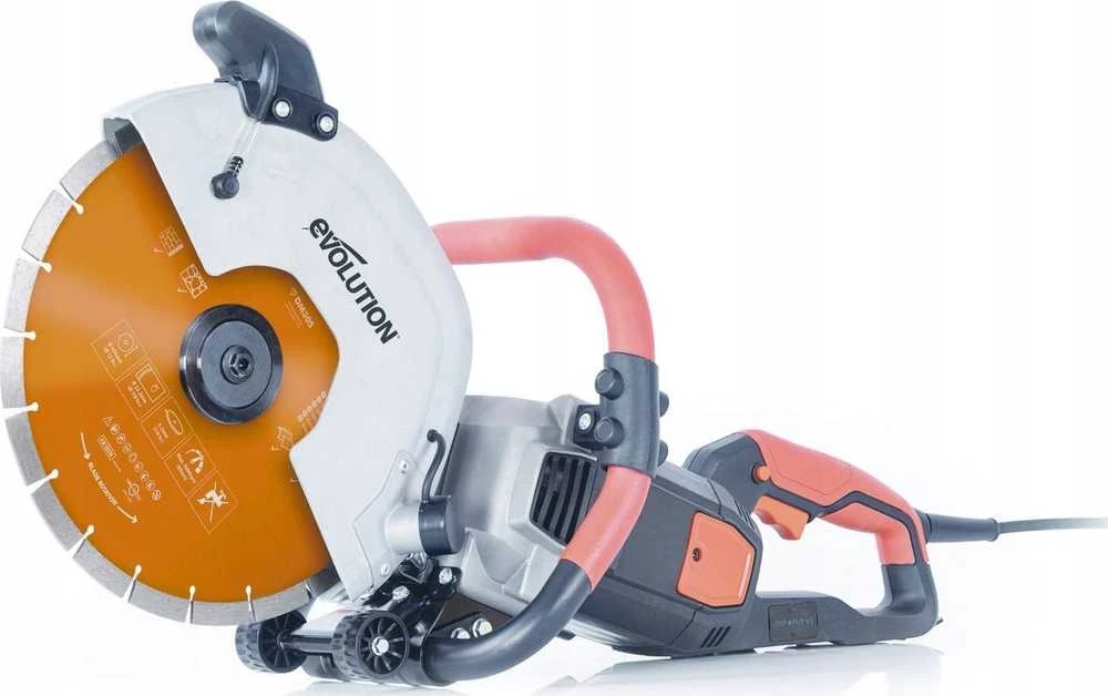 Evolution Elektryczna pjūklas do betonu R300DCT+ su systemem eliminacji pyłu i su tarczą diamentową premium 300mm