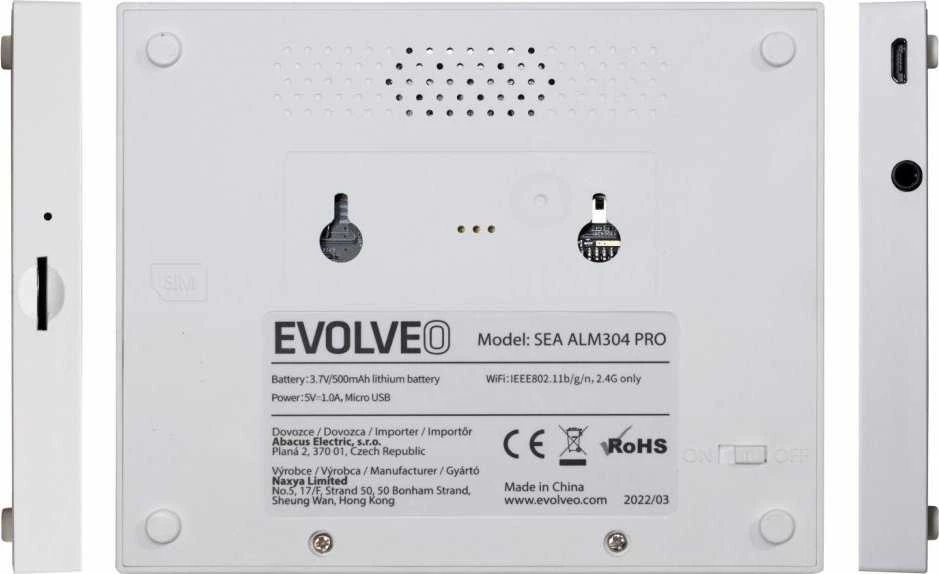 „Evolveo Alarmex Pro“ – išmanioji belaidė signalizacija su „Wi-Fi“ / GSM ryšiu