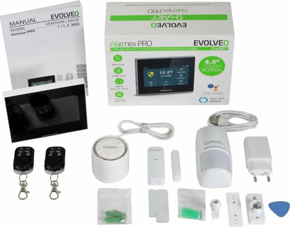 „Evolveo Alarmex Pro“ – išmanioji belaidė signalizacija su „Wi-Fi“ / GSM ryšiu
