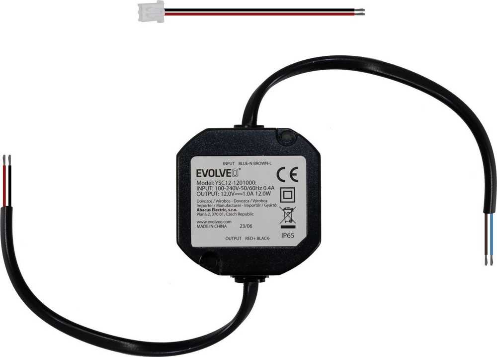 EVOLVEO DoorPhone AHD7, Adapteris montavimo dėžutei 12V 1A