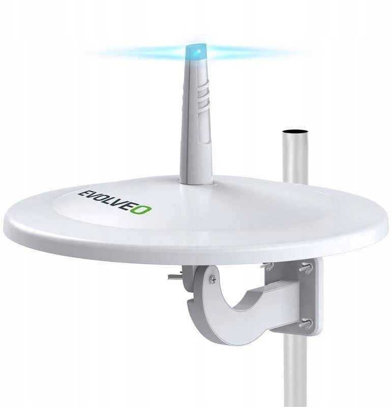 EVOLVEO Jade 3, aktyvi lauko antena FM/DAB+/DVB-T2, LTE, 4G, 5G filtras