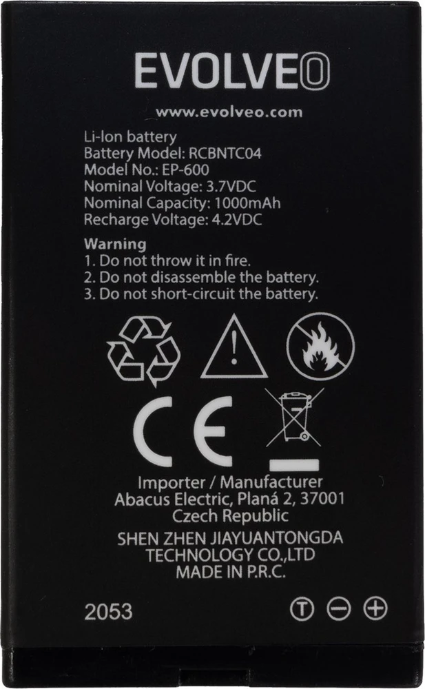 Originali EVOLVEO baterija, skirta EasyPhone XD EP-600