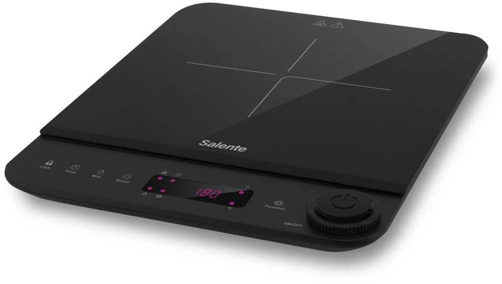 Evolveo Salente InductPro1, indukcinė viryklė, vienas degiklis, juoda