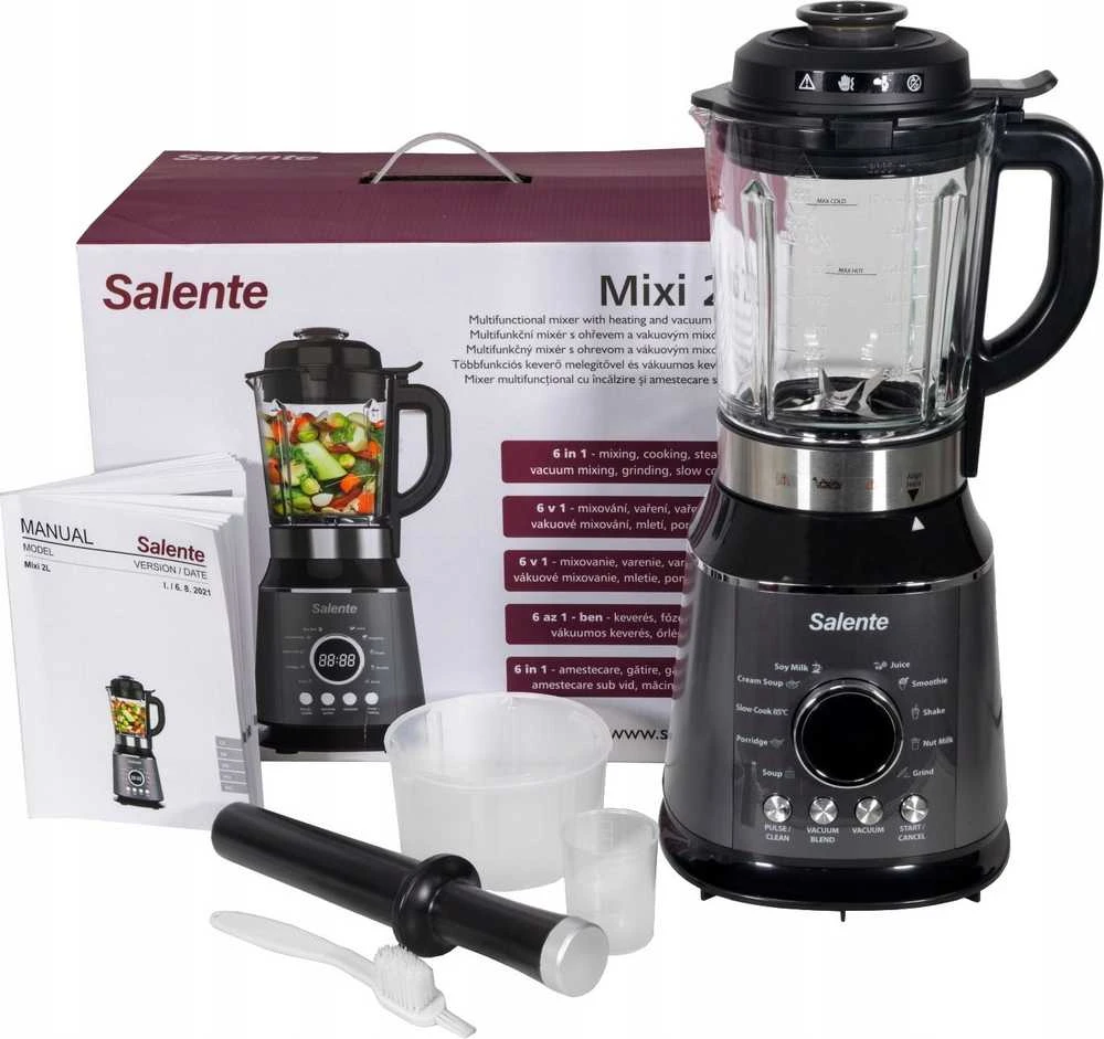 Plakiklis Evolveo Salente Mixi 2L, virimo ir vakuuminis maišytuvas