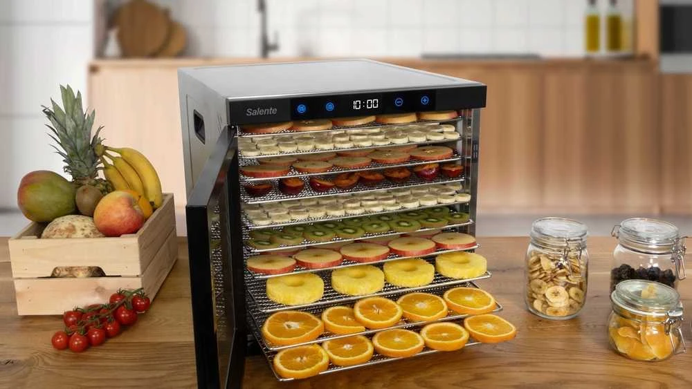 „Evolveo Salente QuickDry“ vaisių džiovyklė, nerūdijančio plieno