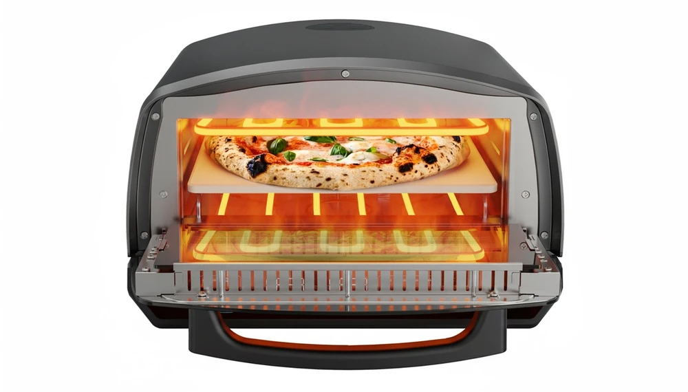 Elektrinė krosnelė Evolveo Salente Vulcano, elektrická pizza pec, 450°C