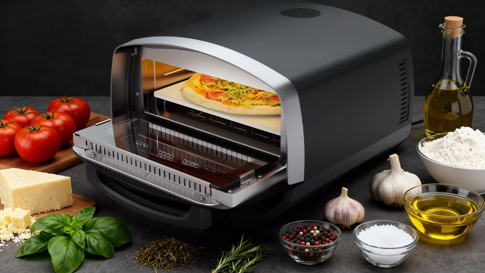 Elektrinė krosnelė Evolveo Salente Vulcano, elektrická pizza pec, 450°C