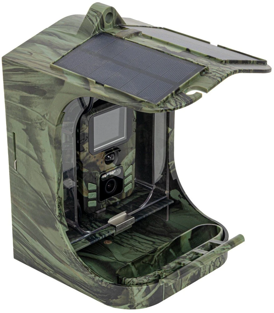 „Evolveo StrongVision BirdFeeder“ išmanioji paukščių lesyklėlė su kamera ir saulės baterija
