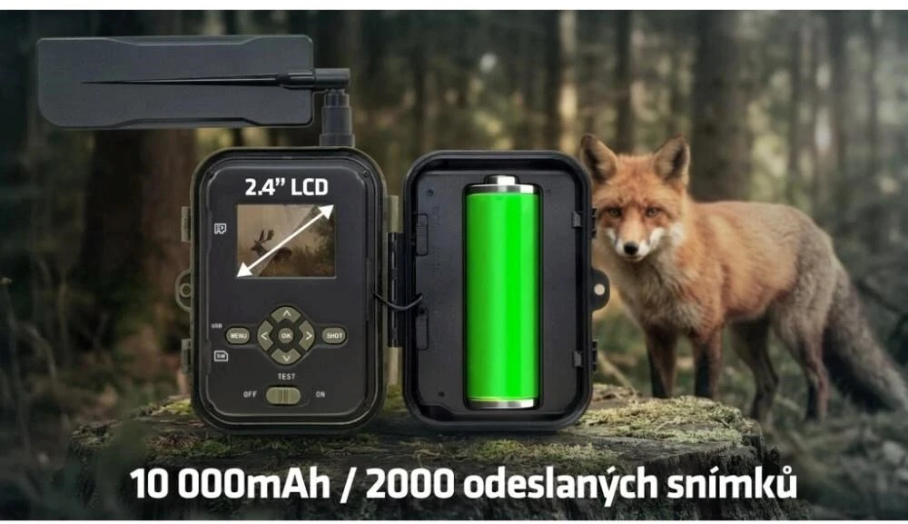 „Evolveo StrongVision PRO 4G II“ apsaugos kamera su 4G LTE ryšiu ir 10 000 mAh baterija
