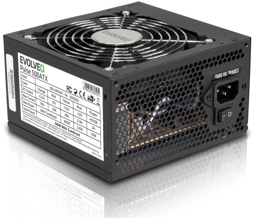 Maitinimo šaltinis Evolveo Pulse 500ATX 500 W (EP500PP12B)