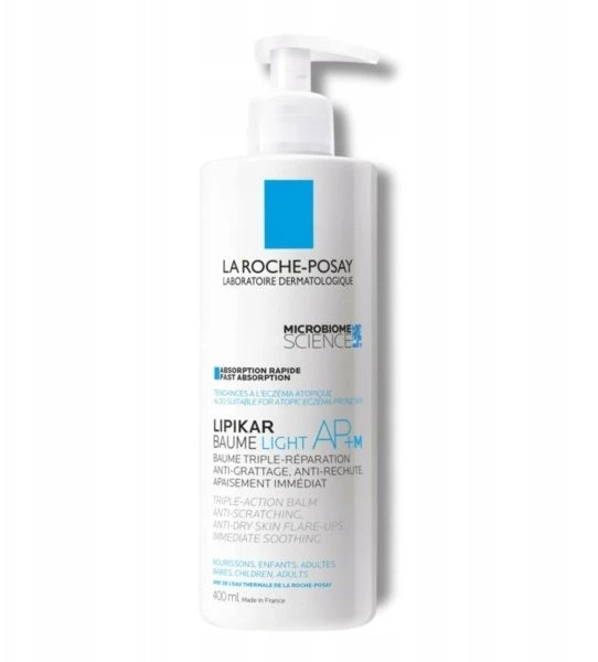 La Roche Posay Lipikar AP+M Light kremas nuo sudirginimo, 400 ml