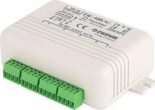 Ewimar DYSTRYBUTOR MAGISTRALI RS-485 EW-485/4/2/SO Z SEPARACJĄ OPTYCZNĄ