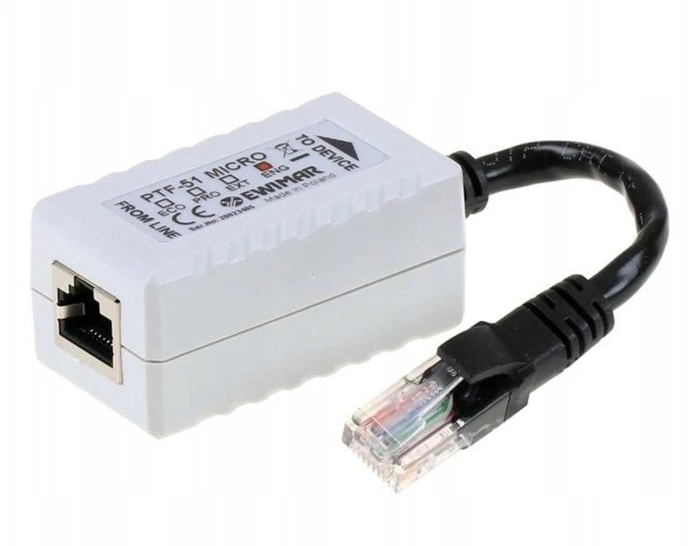 Ewimar PTF-51-ENG/PoE/Micro PoE/Mikro viršįtampių apsauga