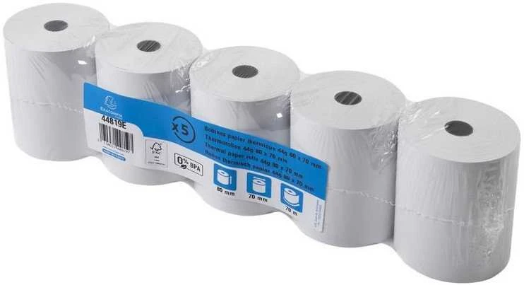 Exacompta 44819E, 48 g/m², 70 m, 80 mm, 7 cm, 1.2 cm, 5 pc(s)