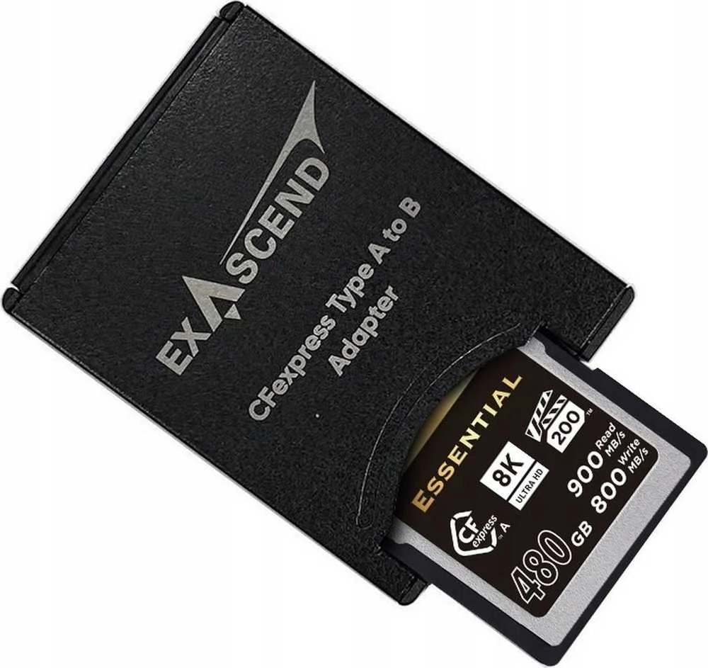 Exascend CFexpress Type A į Type B adapteris su kortele