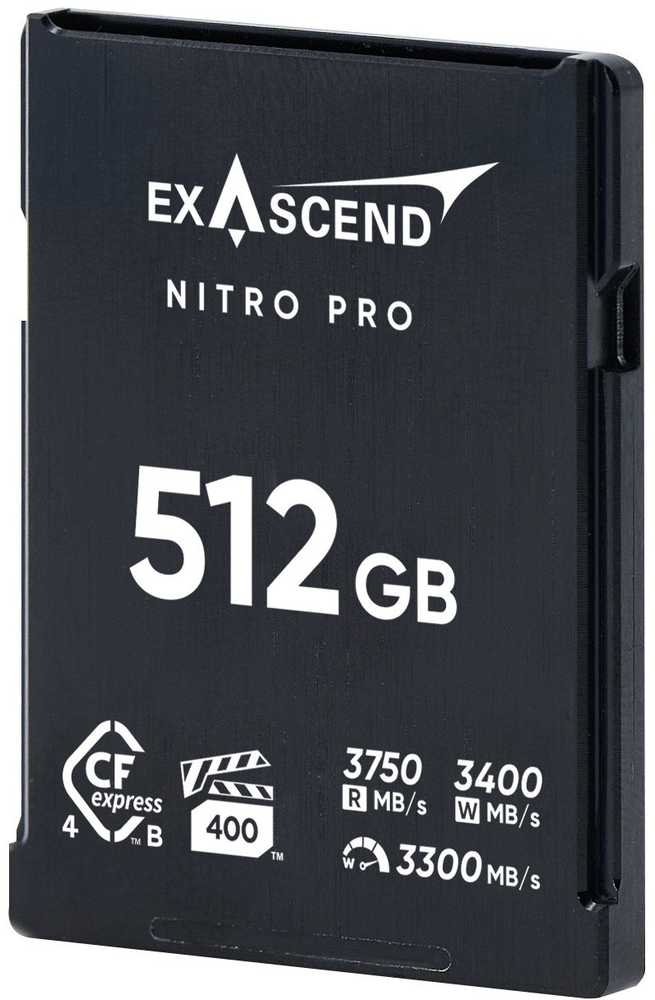 Atminties kortelė ExAscend Nitro Pro CFexpress B 512GB (EXPC4NB512GB) kortelė