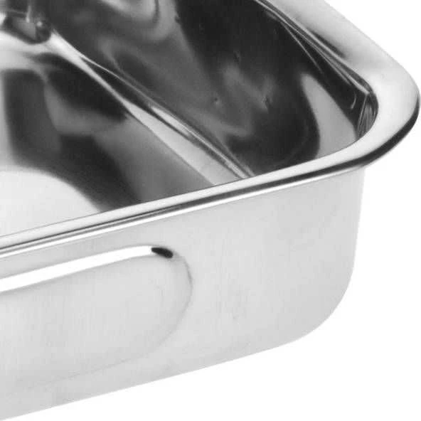 Excellent Houseware Kepimo indas plieninė stačiakampio formos 3 vnt.