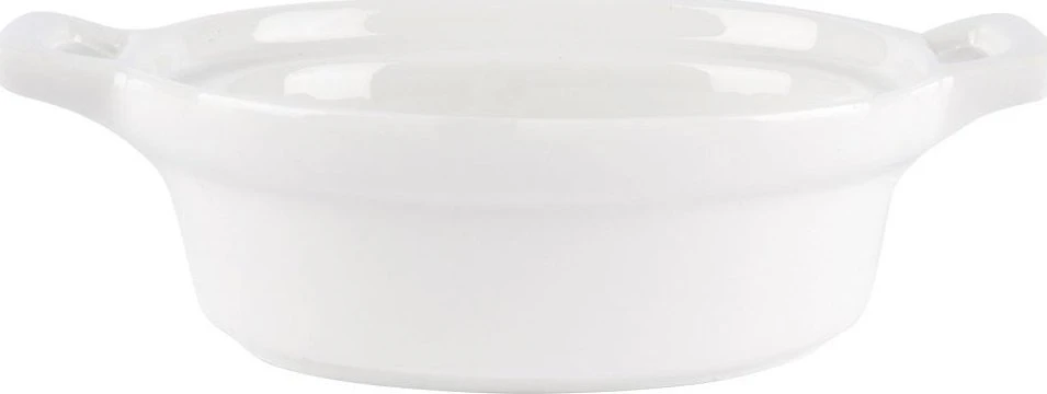 Excellent Houseware Ramekins porcelianinė balta 120 ml 3 vnt.