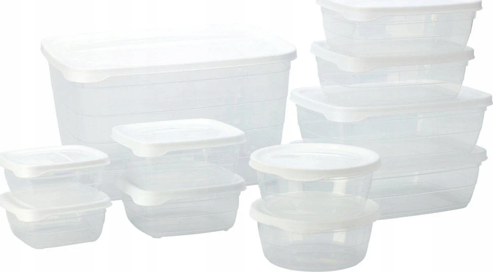 Excellent Houseware Sandėliavimo indų rinkinys 11 vnt. su dangčiais