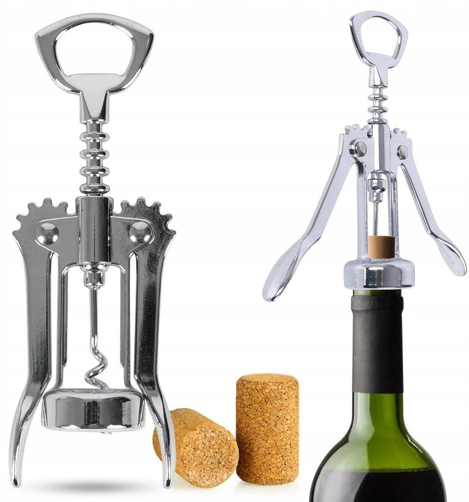 Excellent Houseware Plieninis vyno butelių atidarytuvas 17 cm - praktiškas ir patogus