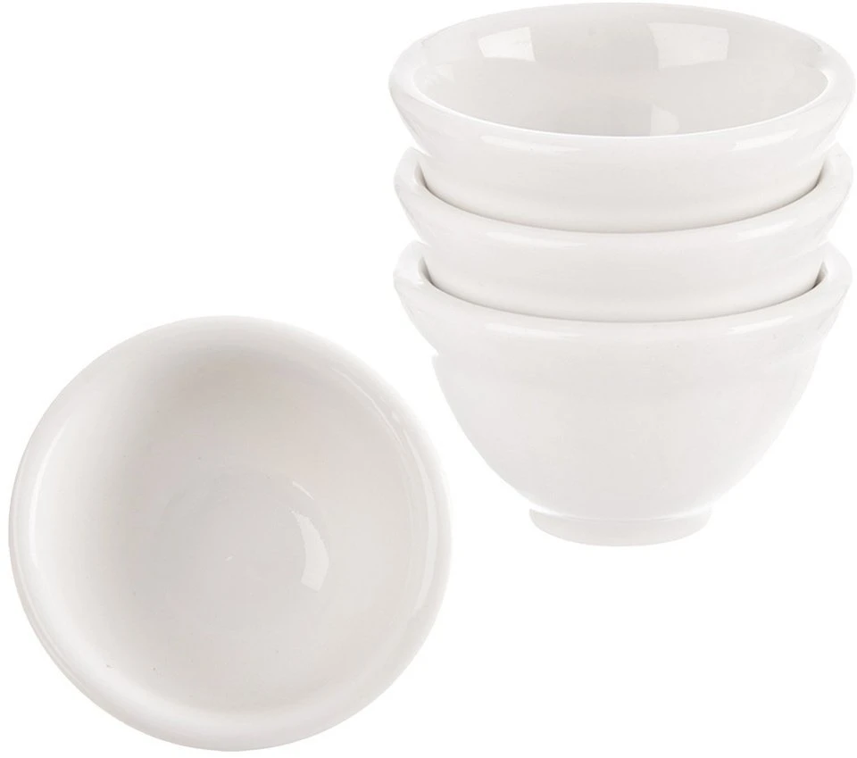 Excellent Houseware Snackkom porceliano užkandžių indų rinkinys 4 vnt. 6 cm, 40 ml