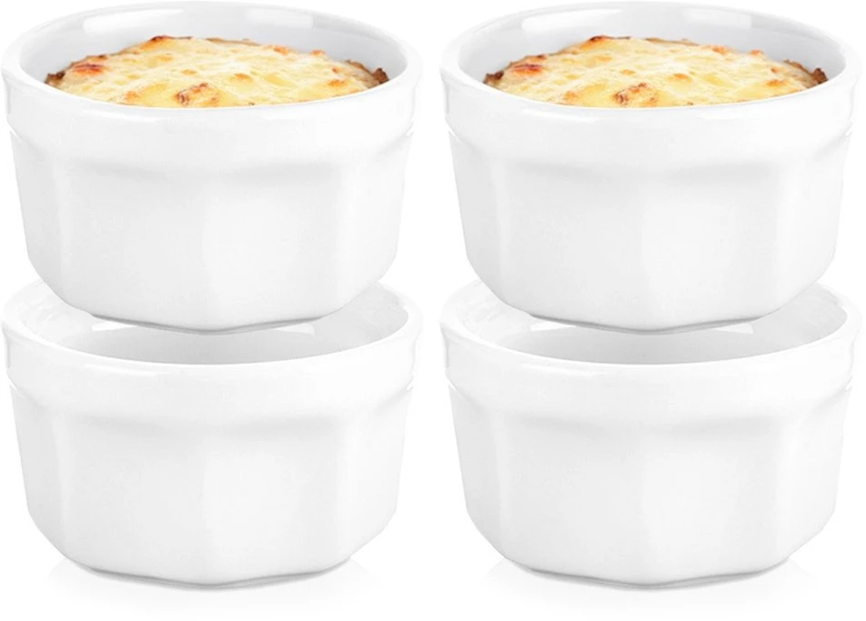 Excellent Houseware Snackkom Porceliano Dubenėliai 40 ml, 4 vnt.