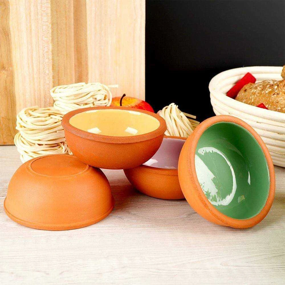 Excellent Houseware Keramikiniai ramekinai 10,5 cm, 140 ml, 4 vnt.