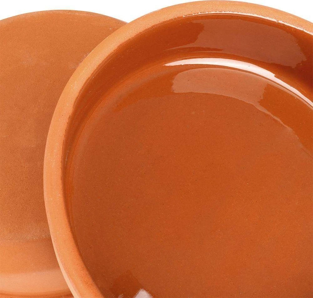 Excellent Houseware Keraminės formelės, 2 vnt., Ø15,5 cm, sudedamos, emaliuotas dugnas, tinka naudoti mikrobangų krosnelėje