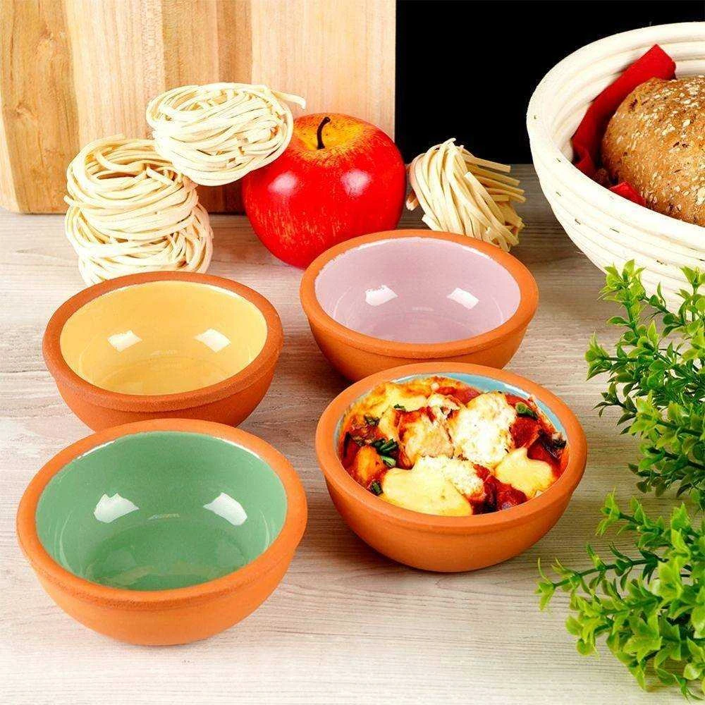 Excellent Houseware Keramikiniai ramekinai 10,5 cm, 140 ml, 4 vnt.