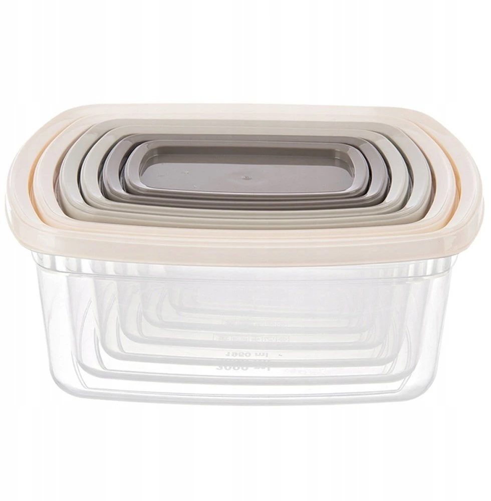 Excellent Houseware Orion Maisto konteineriai 6 vnt - Universalių dydžių laikymo indai