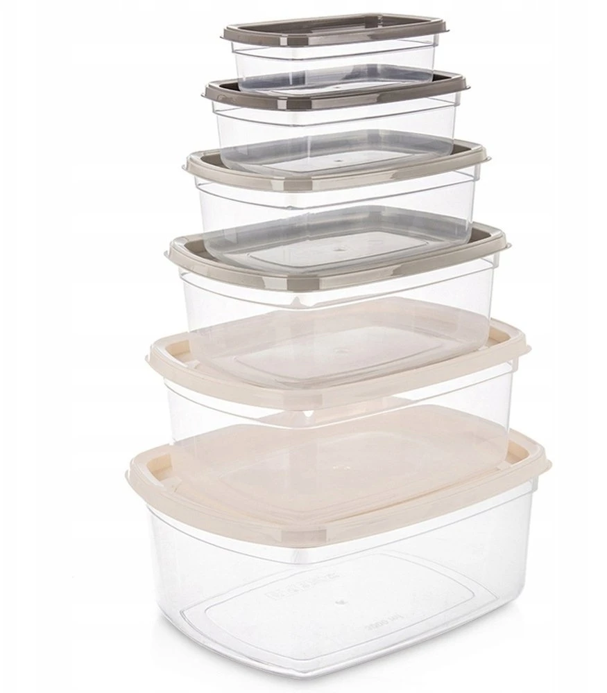 Excellent Houseware Orion Maisto konteineriai 6 vnt - Universalių dydžių laikymo indai