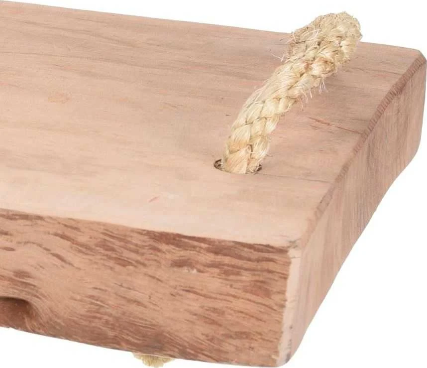 Excellent Houseware Pjaustymo ir serviravimo lenta medinė 50x18 cm