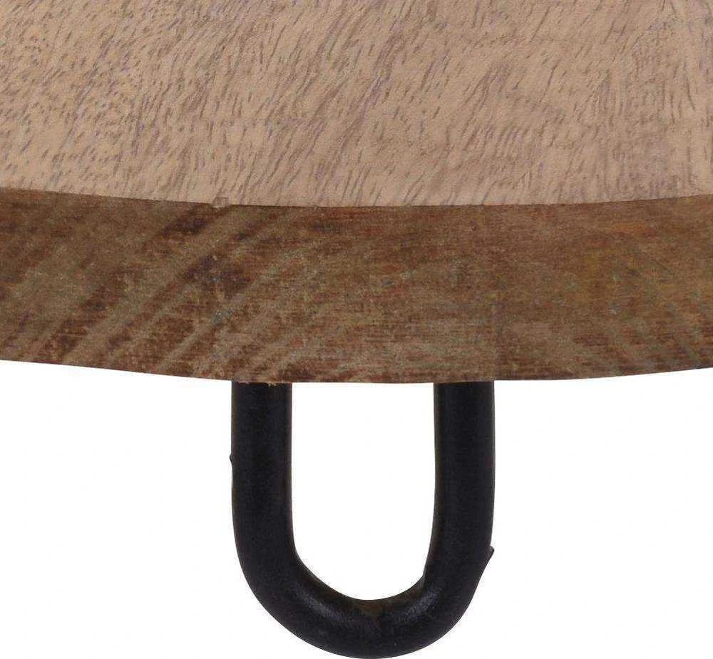 Excellent Houseware Serviravimo lenta medinė ant kojų 28,5 cm
