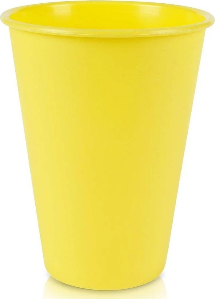Excellent Houseware Plastikiniai puodeliai 400 ml 6 vnt. įvairių spalvų