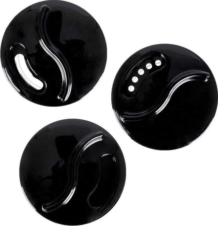 Excellent Houseware Stiklinė druskinė ir pipirinė 2 vnt. - 75 ml, su reguliuojamais angomis