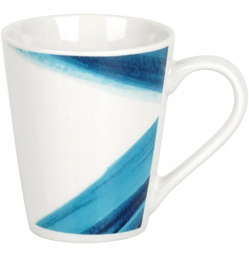 Excellent Houseware Indų rinkinys baltas-mėlynas 16 vnt.
