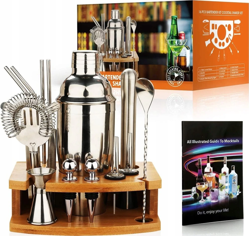 Excellent Houseware Steel Plaktuvas kokteiliams ir gėrimams – plieno