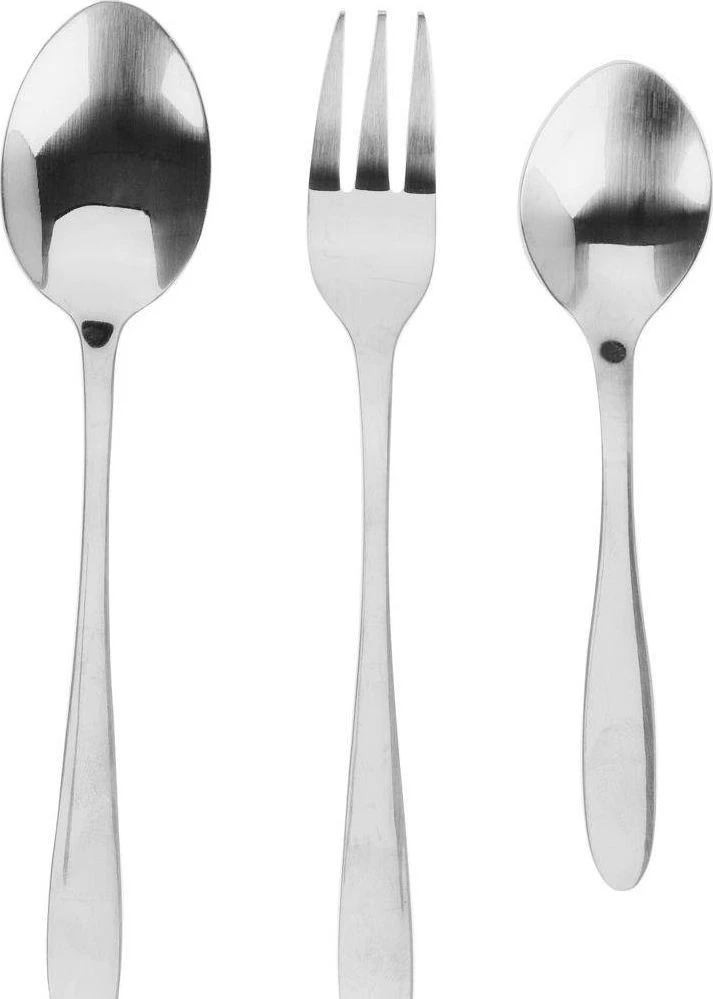Excellent Houseware Stalo įrankių rinkinys plienas sidabras 6 asmenims 39 vnt.