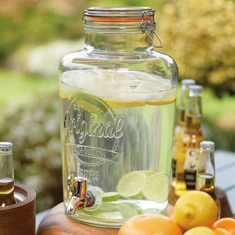 Excellent Houseware Stiklainis su kraneliu stiklinis 8 l
